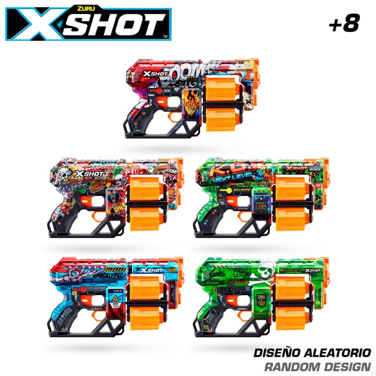 Dart Gun Zuru X-Shot Dread 32 x 18,5 x 0,6 cm (6 Units) - YOKE FINDS 🇮🇪 IE 