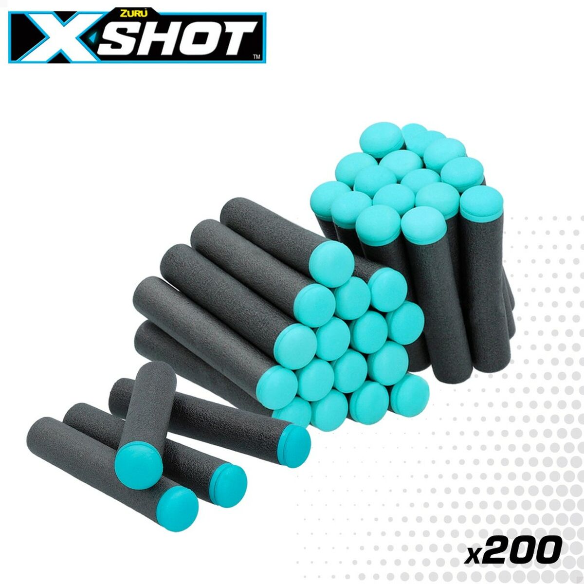 Darts Zuru X-Shot 200 Pieces 7 x 1 x 1 cm (12 Units) - YOKE FINDS 🇮🇪 IE 