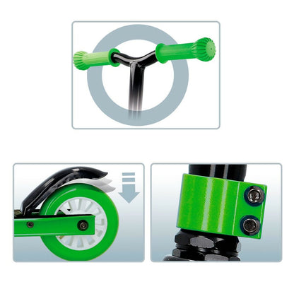 Scooter Colorbaby Black Green 4 Units - Yokefinds Ireland