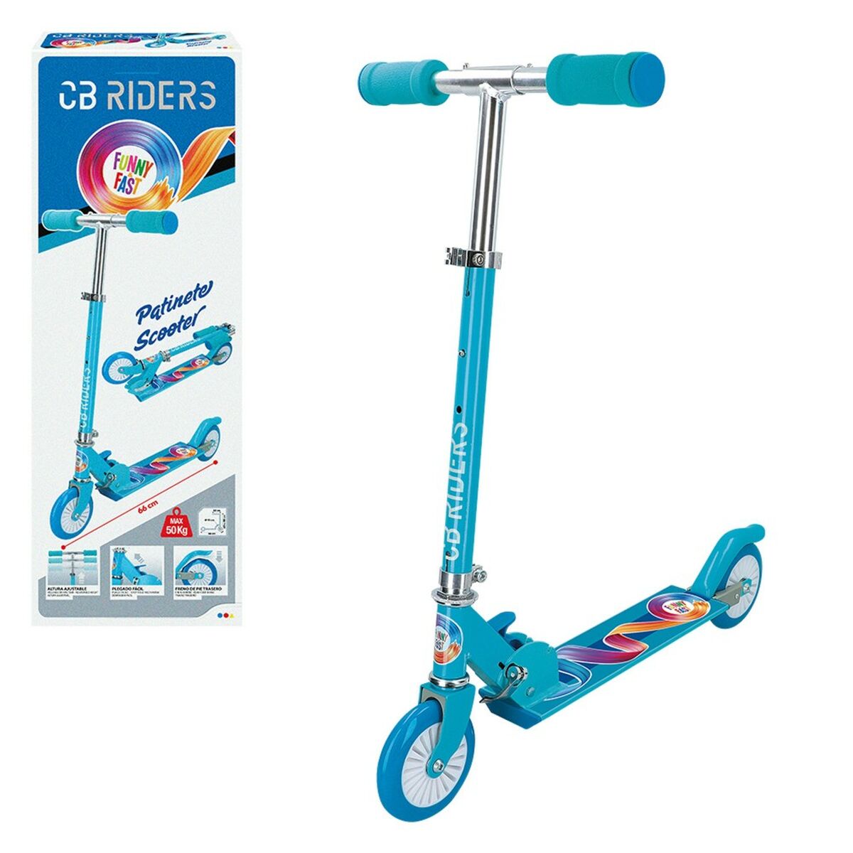 Scooter Colorbaby Blue 6 Units - Yokefinds Ireland