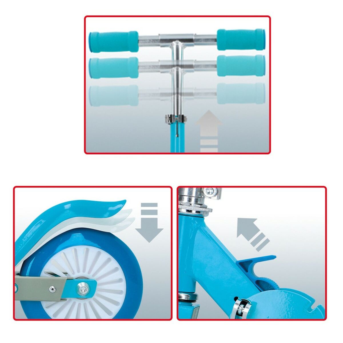 Scooter Colorbaby Blue 6 Units - Yokefinds Ireland