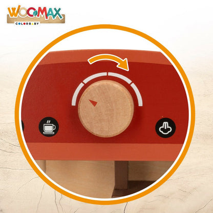 Toy coffee maker Woomax 18 x 18 x 10 cm (4 Units)